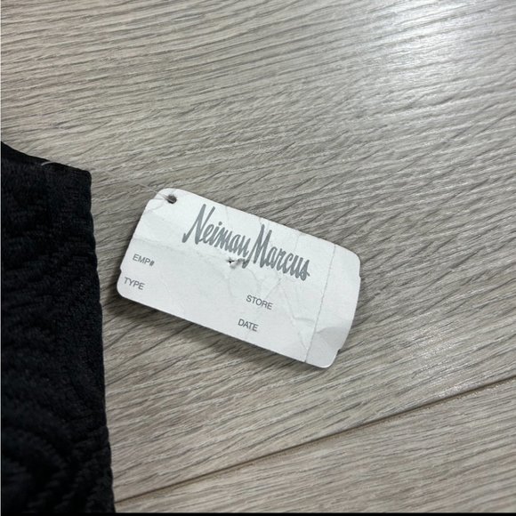 Kay Unger Black Gold Hardware Cocktail Holiday Party Dress - Picture 9 of 15